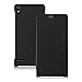 kwmobile Practical and chic FLIP COVER case for Huawei Ascend P6 in black