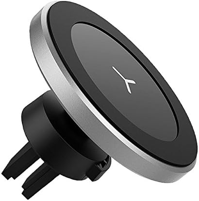 CARJER Wireless Magnetic Car Charger - Mount for Air Vent and Dashboard Cell Phone Holder for iPhone X 8 8 Plus Samsung Galaxy S9, S8, S7 Edge S6 Note 5 7 8 and All Qi Devices Cargador Inalambrico