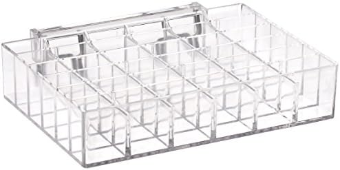 Azar Displays 225529-2pack 7.125" W x 5" D x 1.5" H 36-Compartment Tray - Each Rectangular Slot Measures 1" W x 0.625" H (2 Pack)