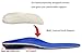 Orthotic Insoles for Flat Feet Insoles Plantar Fasciitis High Arch Support Feet shoes, Navy, 13-13.5 M US Women / 11-11.5 M US Men