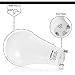 LOHAS GU24 LED Bulb, A19 LED Bulb 60 Watt Equivalent, 9W LED Lamp, Warm White 2700K LED Lights, 810LM LED Lamp, 240 Degree Beam Angle, Replace to CFL and LED Home Lighting (Pack of 4)