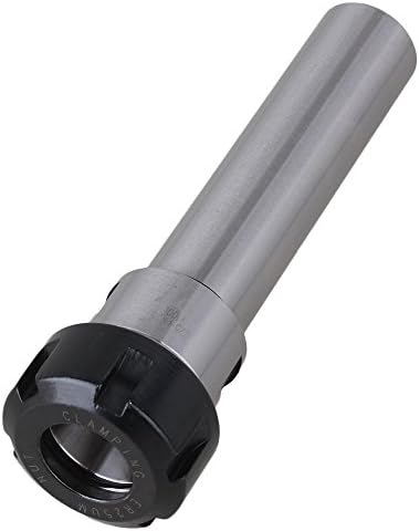CNBTR Silver 40CR CNC Straight Shank Collet Chuck Stand Milling Lathe Extension Rod (C25-ER25-100L)