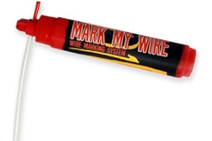 Rack-A-Tiers Mark My Wire - 4 Pack w/1 of Each Color, Markers for Wire Phasing, Electrician Wire Markers (52484)