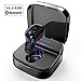 Mini Bluetooth Earbud, Smallest V4.2 Wireless Headphone with 8 Hours Playtime Invisible Headset Car earpiece with HD Mic & Charging Case 8 Times for iPhone and Android Smart Phones(One Pcs) (Black)