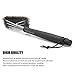 BBQ Grill Brush Outdoor Barbecue Cleaning Scraper Cleaning Tool - 18'' Heavy Duty 3 In 1 Stainless Steel Woven Wire Cleaner for Char-Broil, Weber, Porcelain, Infrared Grills (Storage Bag included)