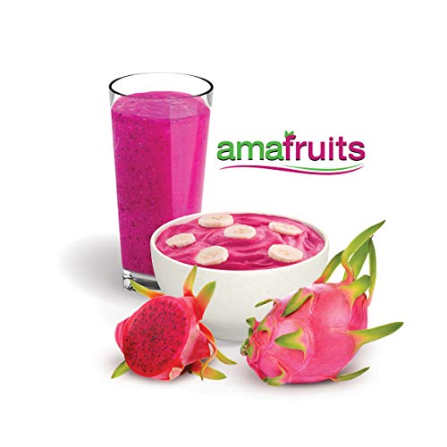 Amafruits Dragon Fruit / Pitaya Premium Frozen Bite Size Cubes - Thumbnail 2