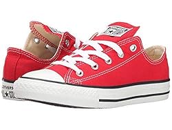 Converse Women's Low-Top, Red White, 6