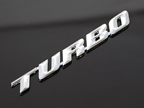 JILLS PRODUCTS TURBO three-dimensional emblem plating turbo 163mm Ã— 18mm Alto Atenza Wagon R Hustler move Tant N-ONE N-BOX Hijet EVERY X-TRAIL CX-5 Jimny Pajero Mini Corolla Legacy Forester Hiace Impreza