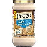 Prego Pasta Sauce, Light Homestyle Alfredo Sauce, 14.5 Ounce Jar