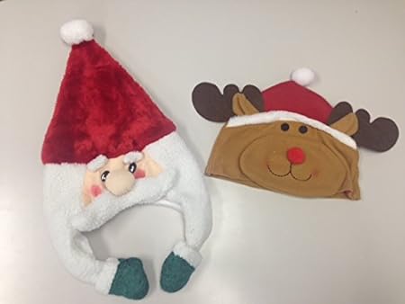 Amazon 目立つ可愛い クリスマスパーティー コスプレ 親子で カップルで クリスマス会に サンタ トナカイ帽子 クリスマス雑貨 おもちゃ