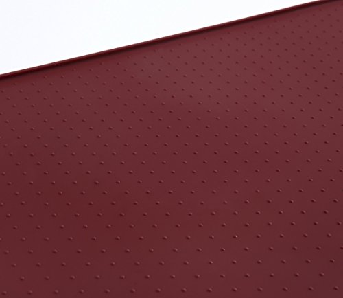 PetCee Dog Mats for Food,FDA Grade Silicone ,Large Dog Mat 15.7"x23.6"Pet Food Mat Dog Bowl Placemat (Dark Red)