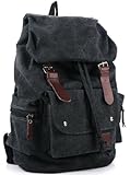 AM Landen®Unisex High School Canvas Backpack School Bag Travel Bag Laptop Bag