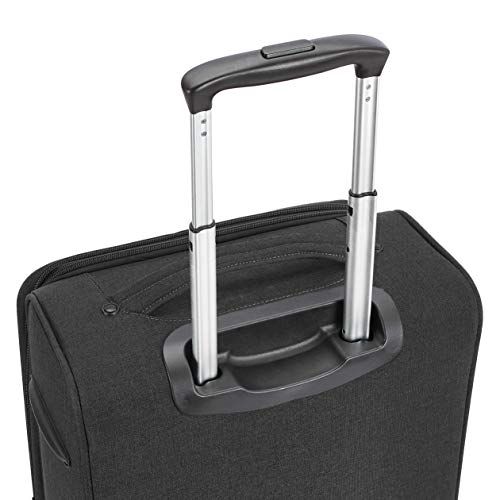 Amazon Basics Urban Softside Spinner Luggage, 3Piece Set, Black