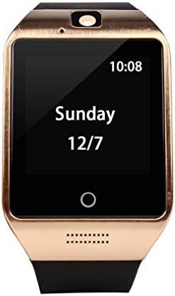 Wristel Bluetooth 1.54 inch HD Touch Screen Smart Watch Phone with Built In 8GB and Camera Support SIM Card TF Card for Android Samsung Galaxy Note,Nexus,Htc,Sony and iPhone-Gold