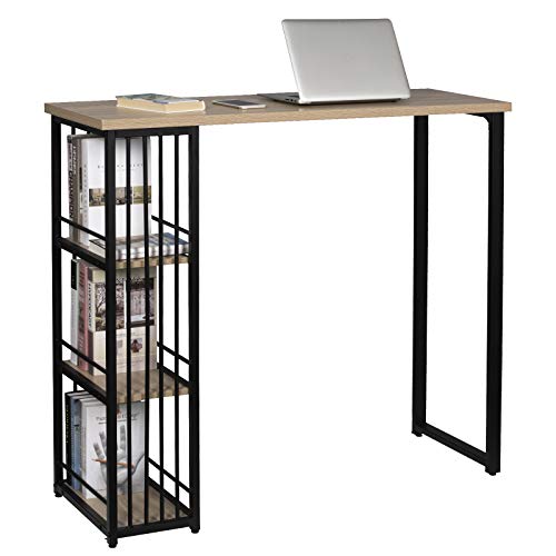 eSituro SBST0403 Bartisch Stehtisch mit Metallgestell,120x40x105cm, Küchentheke Küchenbar Tresentisch Industrie-Design… – Bild 3