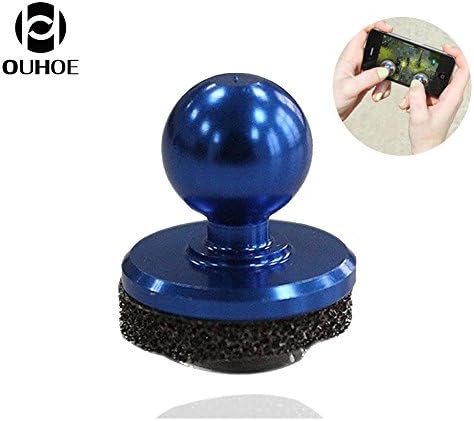 OUHOE Surprised Screen Touch Mobile Game Fling Mini Joystick Supported for Any System Phone and Pc（Blue）