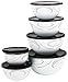 Corelle Coordinates 12-Piece Large Bowl Set, Simple Lines