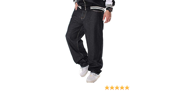 Cool Hip-hop Baggy Denim Loose Pants 