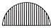 Kamado Joe BJ-HCICG Big Joe Half Moon Cooking Grate, Cast Iron