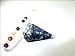 Jet Lapis Lazuli Orgone Pendulum 2 inch Jet International Crystal Therapy Healing Power Peace Prosperity Divine Gemstone