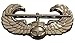 Military Army Chrome Metal Decal Auto Emblem (Air Assault Badge)