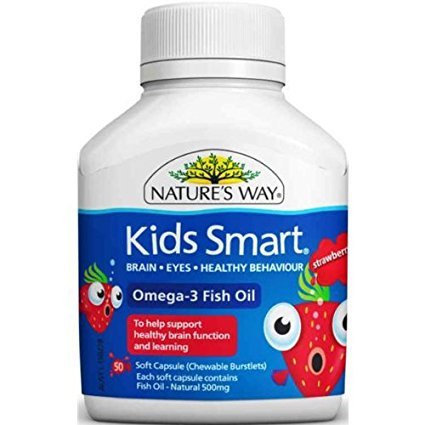 Nature's Way Kids Smart Omega 3 Strawberry Chewable 50 Cap