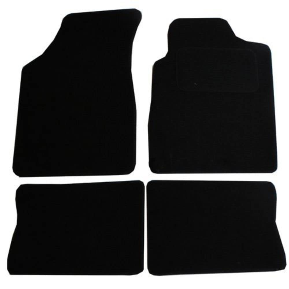 JVL Fully Tailored Car Mat Set - 4 Pieces, Black
