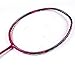 Senston - High Grade 2 Player Graphite Badminton Racket Set - Including 1 Badminton Bag/2 Rackets/2 Grip(red+Blue)