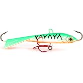Clam 16702 Tikka Mino, 5/16 Oz Size 10, Glow Perch