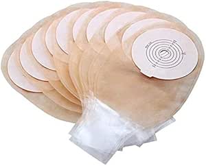 Colostomy Bags Ostomy Bags with Clip 4 Pcs, One-Piece ...