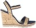 Skechers USA Women's Cutting Edge-Quarter Strap Wedge Sandal