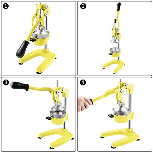ROVSUN Commercial Grade Citrus Juicer Hand Press Manual Fruit Juicer