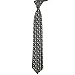 MENDEPOT Fly Fishing Hook And Salmon Necktie With Box Microfiber Jacquard Fish And Hook Pattern tie