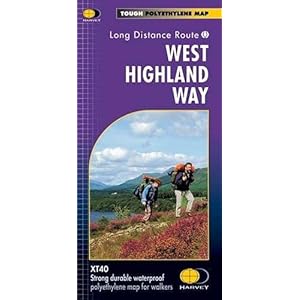 West Highland Way XT40 Landkaart – Gevouwen Kaart, 29 juni 2018