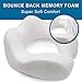 My Perfect Nights Travel Pillow 100% Pure Memory Foam Neck Pillow, Ideal for Women, Children, Comfortable & Breathable Cover, Machine Washable, Great for Airplane Travel