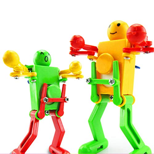 VANTIYAUS Novelty Clockwork Toy (3 Packs) Wind-up Toy Clockwork Spring Toy Funny Dancing Robot for Children Kids Baby Toy Xmas Gift - Thumbnail 7
