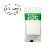 ECO AMENITIES Travel size 0.5oz hotel soap in bulk, White, Green Tea, 400 Count