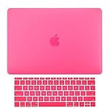 TOP CASE - 2 in 1 Signature Bundle Rubberized Matte Hard Case + Keyboard Cover Compatible MacBook Pro 13