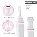 Bikini Trimmer, 2 in 1 Eyebrow Trimmer Portable Grooming Tool Women Shaver Sharp Electric Razor for Bikini Area, Eyebrow, Armpit, Leg Battery Included