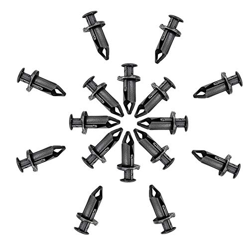 100-Pack Auto Bumper Push Clips & Plastic Rivets – 8mm Hole Fitment For Fenders & Trim 3 thumbnail image