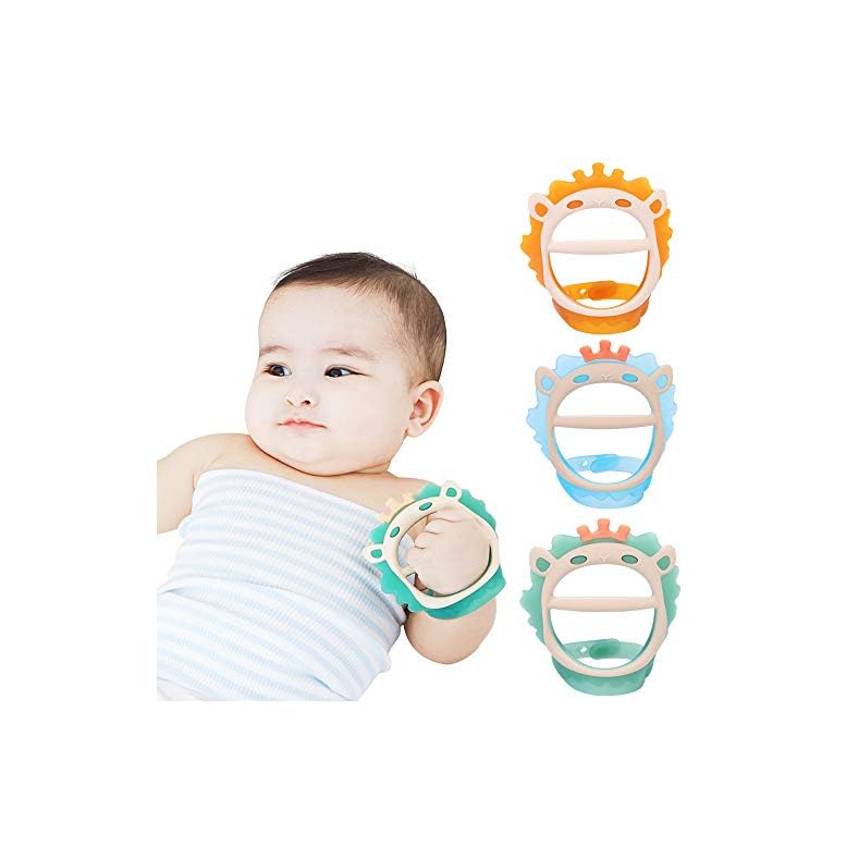 Towwi Baby Teething Toys for 0-6 and 6-12 Months Baby Teethers 3 Packs for Infants, BPA-Free, Eco-Friendly Non-Toxic…