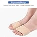 Metatarsal Pads - 2 Pairs of Fabric Metatarsal Sleeve with Forefoot Cushion Pad, Soft Foot Care Ball of Foot Cushions for Metatarsalgia Prevent Calluses Blisters M6-9 / W8-11 - Small