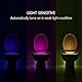 iBetterLife LED Toilet Light Motion Detection 2Pack Motion Sensor Activated LED 8 Color Changing Inside Toilet Bowl Night Light for Bathroom, Decorating Gifts for Adult Kids Boys Potty Training