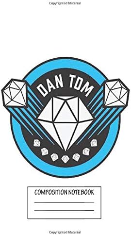 Notebook: Dantdm Wide Ruled , Journal for Writing, Size 6" x 9", 110 Pages Paperback – March 17, 2020