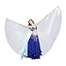 Dance Fairy Belly Dance White Colorful Yarn Iridescent Isis Wings