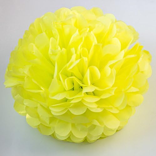 DECOPOMPOMS LIMON tissue paper POMPOM (25cm)