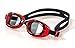 AqtivAqua Kids Swim Goggles Swimming Goggles for Kids Youth Childrens Boys Girls (Black/Red colour)