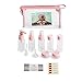 Airline Refillable Travel Bottles TSA Approved Set with Travel Bottle - Leak Proof - Can Be Gift-Wrapped - BPA-Free with 3-1-1 Containers for Liquids (Shampoo, Perfume) Toiletry Bag (Coral Pink)