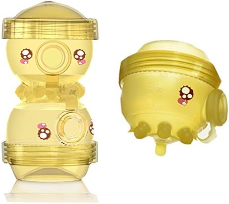 Portable Baby Formula Dispenser Milk Powder Container,Dotala Nano Antibacterial Non-Spill Snacks Storage box for Travel BPA Free(Gold)