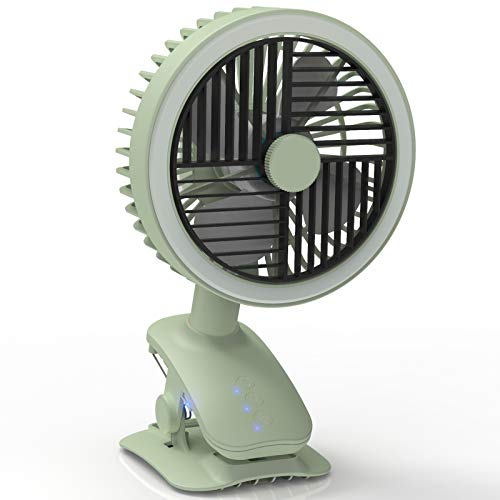 Sportout Desk Fan, Battery Operated Fan, Oscillating Electric Fan, USB